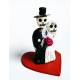 Mexican married couple - Newlyweds clay figurine - Casa Frida