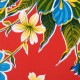 Red Hibisco oilcloth