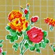 Tan Rosedal oilcloth