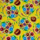 Yellow Dulce flor oilcloth
