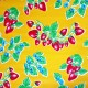 Yellow Fresas oilcloth