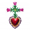 Coeur sacré Tulipes Rose