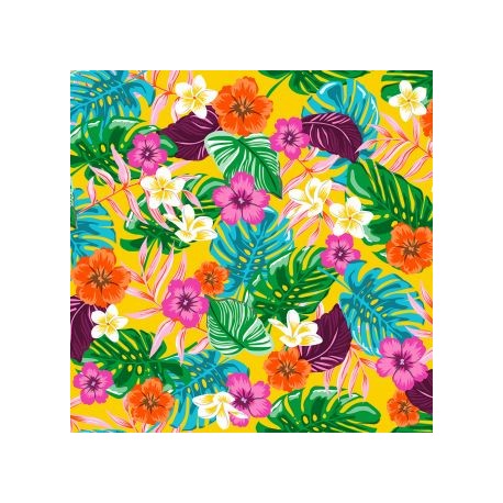 Oilcloth Exotica - Tropical tablecloth sold to the half meter - Casa Frida