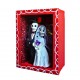 Boîte vitrine Los novios - Rouge - Diorama jeunes mariés - Casa Frida