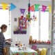 Large bunting with triangular pennants