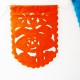 Paper bunting Dia de Muertos - Mexican papel picado, party decor - Casa Frida