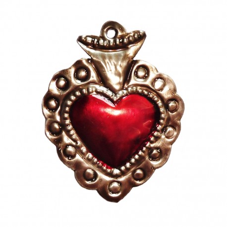 Coeur sacré à pois