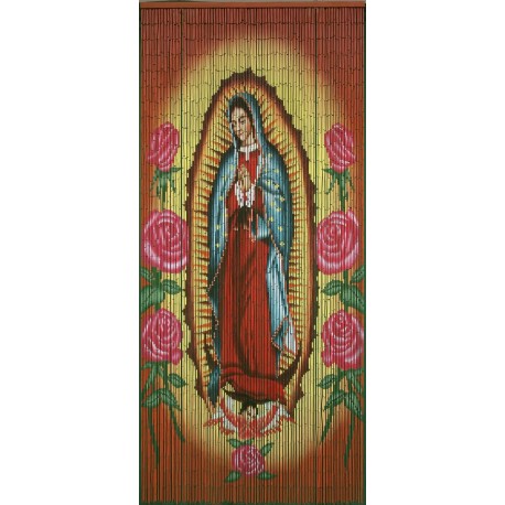 Rideau de porte Vierge de Guadalupe