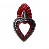 Coeur sacré à miroir Feuille
