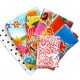7 pieces oilcloth set - Mexican retro fabric for DIY - Casa Frida