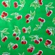 Green Cerezas oilcloth