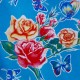 Oilcloth Mariposas Blue