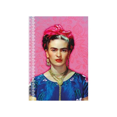 Frida Kahlo notebook Pink