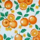 Toile cirée Naranjas Blanc