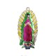 Virgin of Guadalupe tin ornament