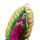 Virgin of Guadalupe tin ornament