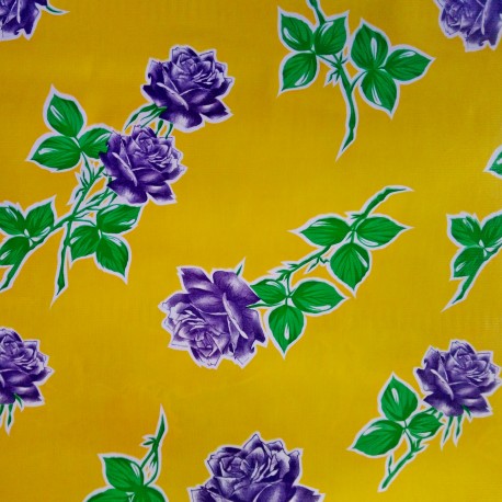 Oilcloth Rosas Yellow