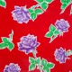 Oilcloth Rosas Red