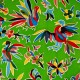 Oilcloth Otomi Green