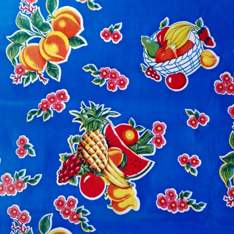 Oilcloth Tropical Blue