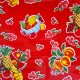 Oilcloth Tropical Red