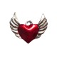 Winged small sacred heart