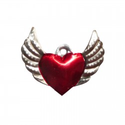 Winged small sacred heart