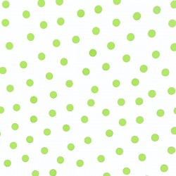 Green Polka dots oilcloth