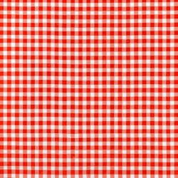 Red Gingham oilcloth