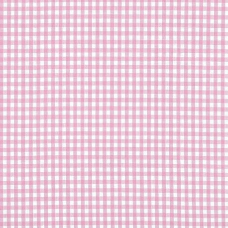 Pink Gingham oilcloth