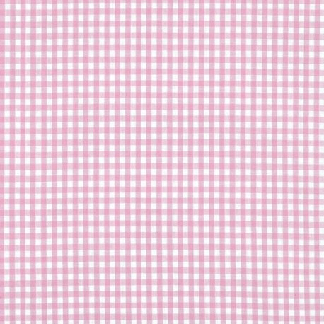 Pink Gingham oilcloth