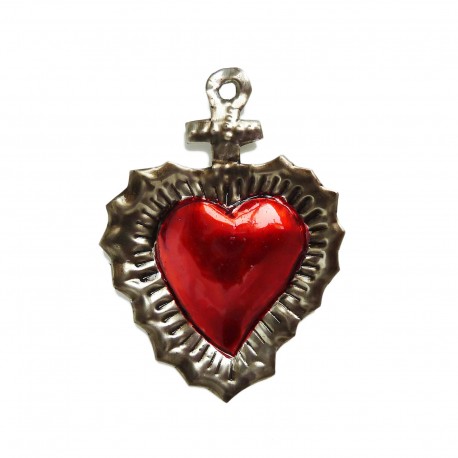 Sagrado corazón con cruz