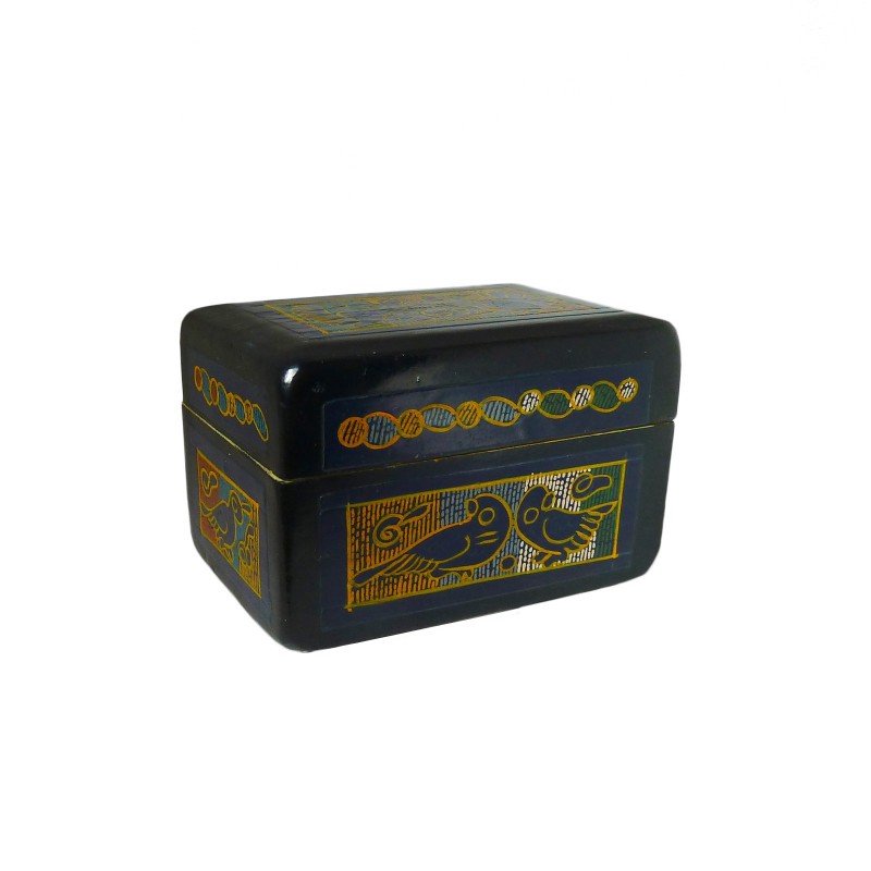 Cajita de Laca de Olinalá - Madera de Linaloe de México - Casa Frida