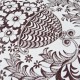 Brown Eden oilcloth