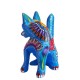 Alebrije Renard bleu