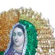 Parche lentejuelas Virgen de Guadalupe 45cm