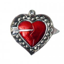 Sacred heart with arrow