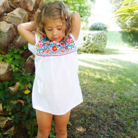 blusa mexicana blanca