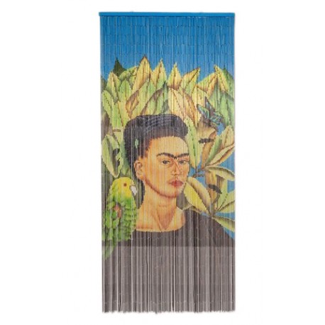 Frida with Bonito Door curtain - Bamboo vintage decor - Casa Frida