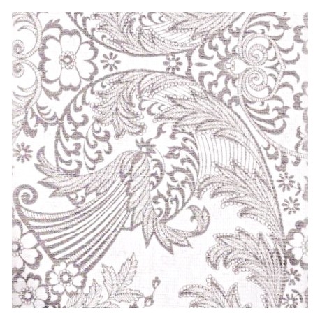 Wachstuch Eden Silber