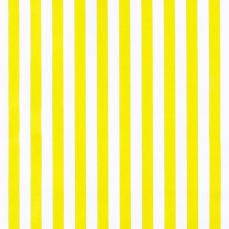 Yellow Rayas Oilcloth