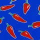 Hule Chiles Azul