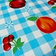 Blue Frutal Oilcloth