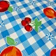 Royal blue Frutal Oilcloth