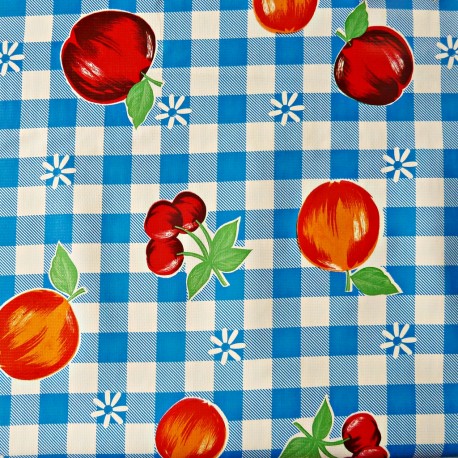 Toile cirée Frutal Bleu roi