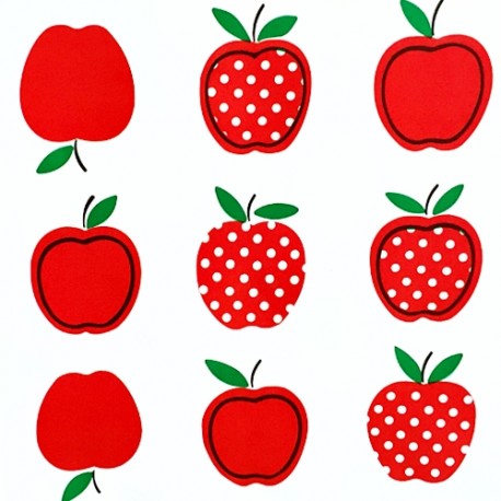 Red Manzana Oilcloth