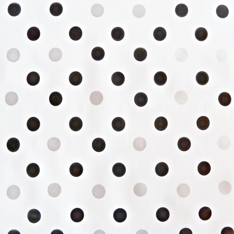 Wachstuch Confetti Silber