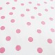 Pink Polka dots Oilcloth