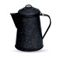 Black Retro enamel coffee pot