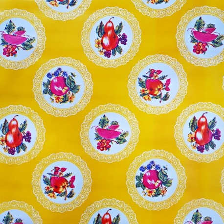 Oilcloth Carpetas Yellow